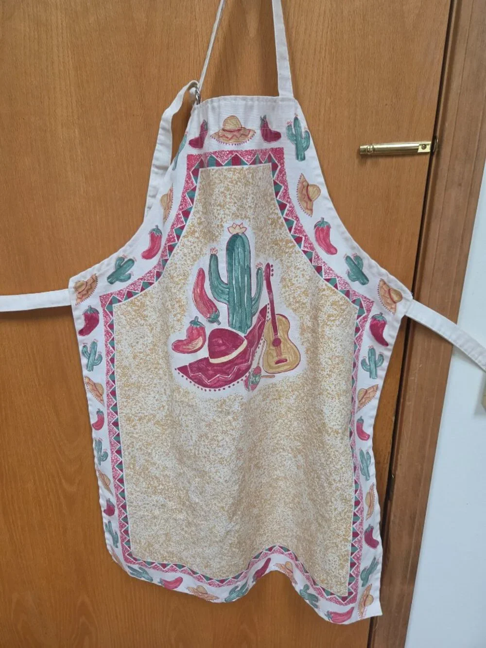 kitchen apron with a southwestern inspired theme